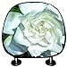 Personnaliser les housses de repose-tête blanc belle housse de siège Gardenia appui-tête ensemble de 2 ajustement universel pour les voitures fourgons camions coussin d'appui-tête accessoires intéri