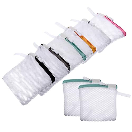 Cabilock Laundry Bags 8Pcs Washing Net Mesh Polyester Bags Clothes Laundry Mini Multifunctional Clothing Hotel Home Machine Practical Delicates Laundry Bag #TOP29
