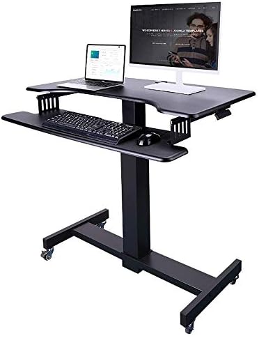Height Adjustable Mobile Standing Desk 