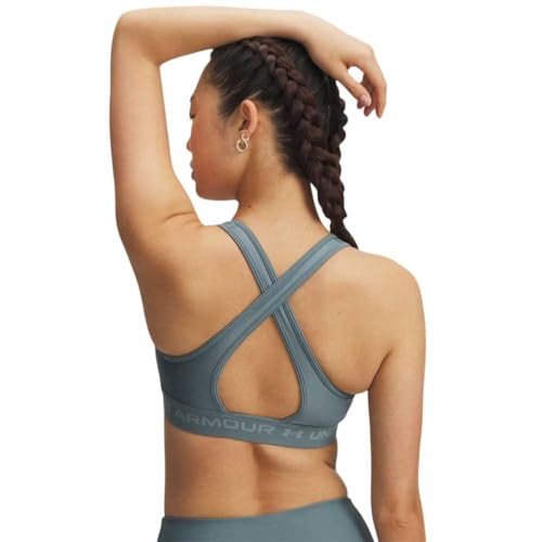 Image of Under Armour Plus Size Cross-Back Mid Bra