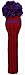 Sunfish 1Wood Head Cover, Red/Blue