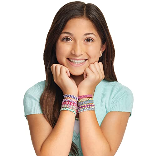 Make It Real Friendship Bracelet Maker Kit - Craft Up to 20 Stylish Bracelets with 100 Beads & Threads - Fun DIY Jewelry Set for Girls & Tweens - Develop Creativity Skills - Gift for Kids Ages 8 by Make It Real - Image 7