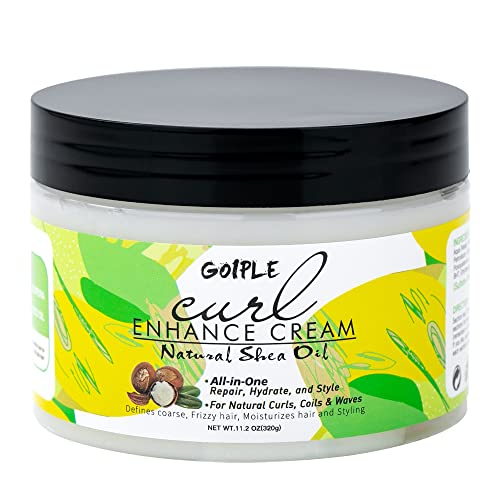 11.2 Oz Curl Cream For Curly Hair Curling Cream Curly Hair Cream For Moisturize Curl Enhancing Smoothie Curl Daze Curl Defining Cream Shea Oil For Wavy Hair Curly Hair Product #TOP9
