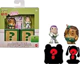 Mattel Disney and Pixar Toy Story 5 Mini Figures Multipacks, 4 Small Stars Movie Toys in Themed Group, 2 Characters Shown & 2 Hidden, Unpack Surprise