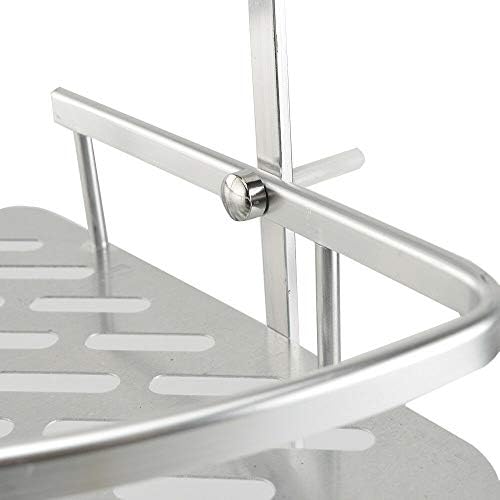 Queiting 3 Tier Bathroom Corner Shelf 56*23*30cm Bathroom Corner Shower Shelf Rack Corner Storage Shower Rack Shelf Organize
