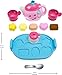 Fisher-Price Toddler Toy Laugh & Learn Sweet Manners Tea Set with Music & Lights for Educational Pretend Play Kids Ages 18+ Months
