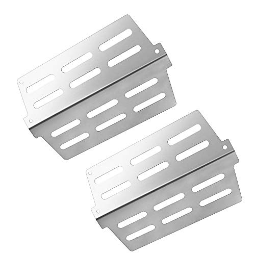 BBQ funland Grill Heat Deflectors Heat Plate Replacement for Weber Genesis 300 E310 E320 S310 Stainless Steel Grill Parts for Weber 7622