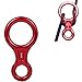 Slosy Descensor Ocho para Escalada Figura 8 Rojo Descensores Ocho 35KN Montañismo Anillo de Rappel Accesorios Alpinismo Rescate Actividades al Aire Libre Mosquetón Cuerda para Escalar