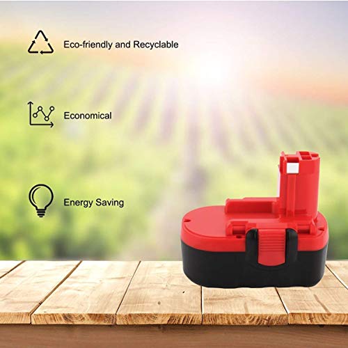 Creabest 18V 3.5Ah Ni-Mh Replacement Battery For Bosch Bat181 Bat180 Bat025 Bat026 Bat160 Bat189 33618 52318 3860K 2607335265 2607335266 2607335270 #TOP4