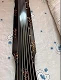 Guqin Fuxi Zither, instrument traditionnel chinois à 7 cordes, motif peinture laquée, cord...