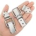 ITROLLE 2PCS Spring Loaded Toggle Lock Clasp Buckle Latch Tool Box Hasps 304 Stainless Steel Tool Box Hood Locks Latches 90 Degree Right Angle Latch