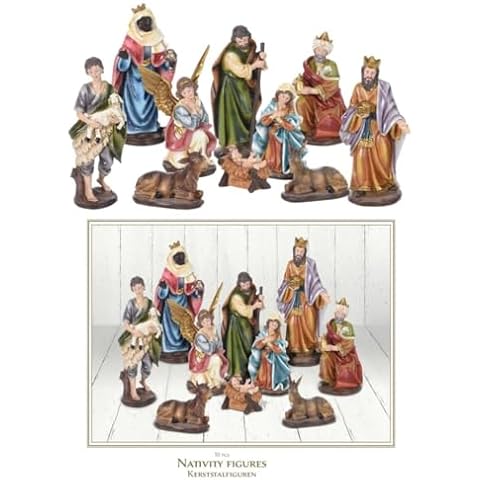 Carousel Home Traditional Deluxe Christmas Nativity Set Cover