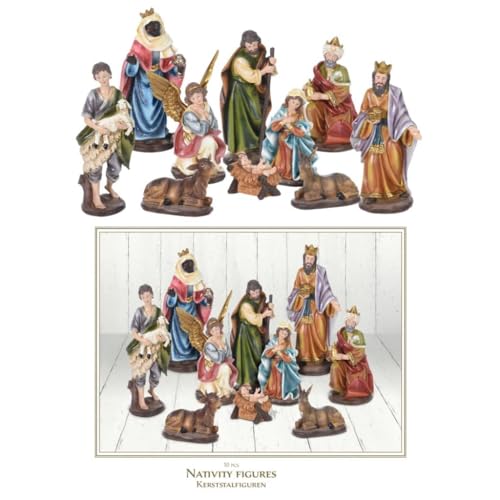 Carousel Home Christmas Nativity Set with 10 Figures