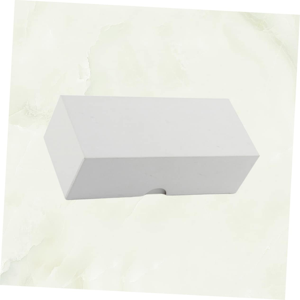 LIFKOME 5pezzi Custodia Per Occhiali Carta Kraft Bianco Scatola Portatile Per Sole e Ottica Organizer Pratico e Sicuro Per Viaggi Accessori Per Occhiali Design Semplice e Elegante