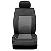 Sakura Car Seat And Headrest Covers Ealing SS5291 – Full Set Black Universal Size Elasticated Hems Side Airbag Compatible Washable Easy Fit