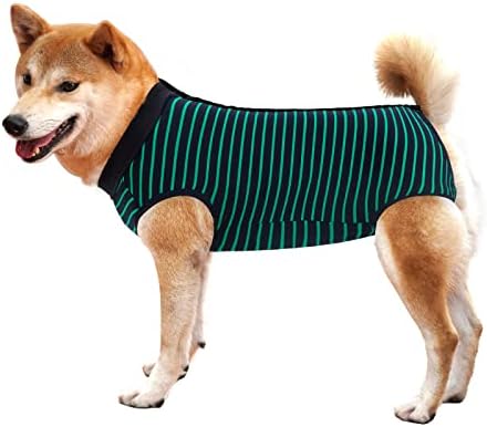 Dotoner Dog Surgery Recovery Suit Spay Suit for Female Dog Onesie Surgical Shirt Male Bodysuit E-Collar Alternative Anti Licking Dog Vest for Small Large Dogs
