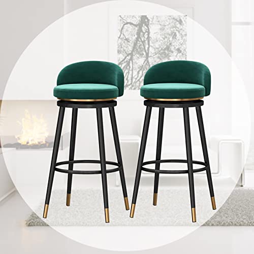 Chaise avec Dossier en Velours et Structure Métallique Haute Finition - 2