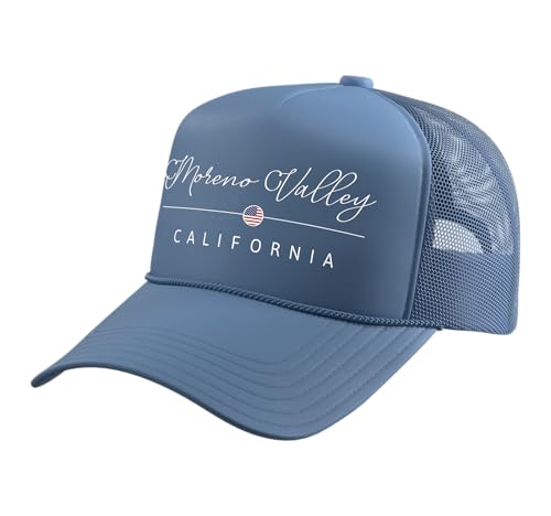 Moreno Valley California CA on Moreno Valley Trucker Hat wit