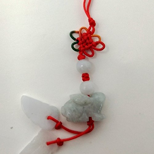 Fengshui 12 Animals Cell Phone Hanging Lucky Charm Hanging Handbag + One Free Red String Bracelet (Rabbit) #TOP4