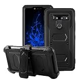 For LG G8 ThinQ Case, Rugged Case with Kickstand,Cherrry Heavy Duty Full-Body Dual-Layer Shockproof