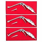 3Pcs Hemorrhoid Suction Ligator (Straight) – Stainless Steel Multi-Action Banding Tool with 100 Latex Rings – High Precision Healthcare Instrument (3-Pack)