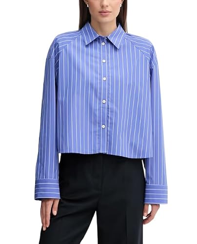 Chemise Calvin Klein Jeans YD STRIPE BOXY CROPP LV047C118G EU - vue 2