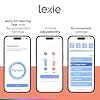 Lexie Lumen Self-Fitting OTC Hearing Aids - Bluetooth Enabled with Invisible Fit, Directional Microphones, Smartphone App Control, Replaceable Batteries, for Mild to Moderate Hearing Loss (Black)