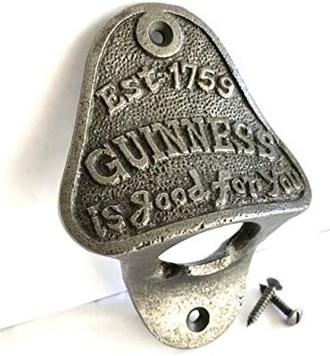 Guinness CAST Iron BAR Wall Mounted Bottle Opener