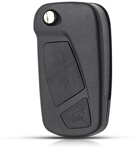 SALPIE - Coque en silicone pour clé de voiture compatible avec Ford KA 2008-2016 | Protection durable et flexible | Design précis et conforme aux clés...