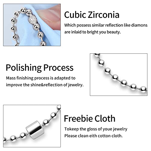 Wakctferg Charm Bracelet For Woman Silver Jewelry Snake Chain Bracelet Pave Cubic Zirconia Beading Bracelet Jewelry Gift Fit Any Charm Gift For Women Girl #TOP1