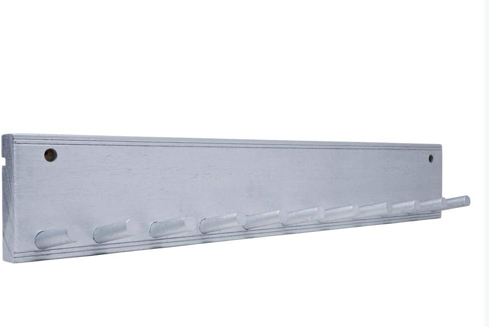 MWCSPORTS Baseball Softball Bat Rack Meant to Hold Up to 10 Full Size Standard Bats Holder Display Trophy Awards Baseball Bat Rack Shelf Holder Wa