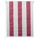 Rollo HWC-D52, Fensterrollo Seitenzugrollo Jalousie, 110x230cm Sonnenschutz...