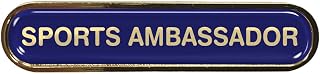 Capricornone Sports Ambassador Gel Domed Blue School Bar Badge