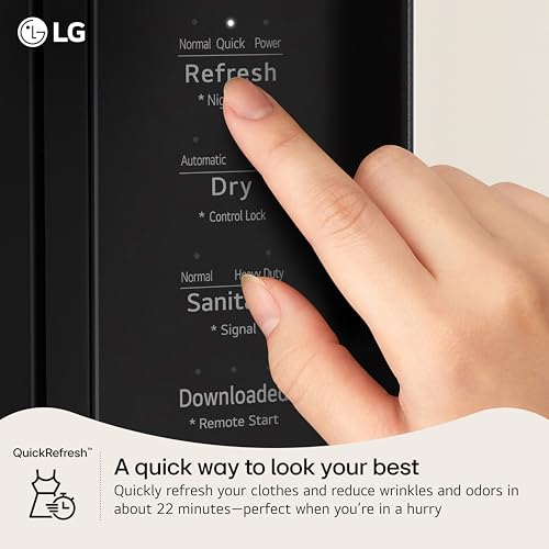 Image of LG Styler Smart Steam Closet, SC5MAR4G | Dual TrueSteam Technology, Dynamic MovingHanger