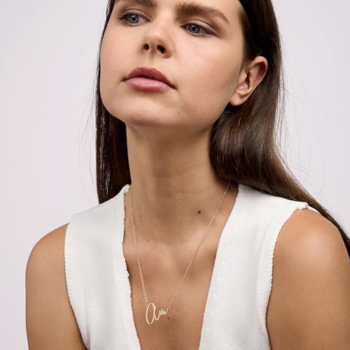 PicturesOnGold.com Custom Name Necklace For Women Personalized Name Necklace in Sterling Silver or Gold Necklace Personalized with any Name or Word2