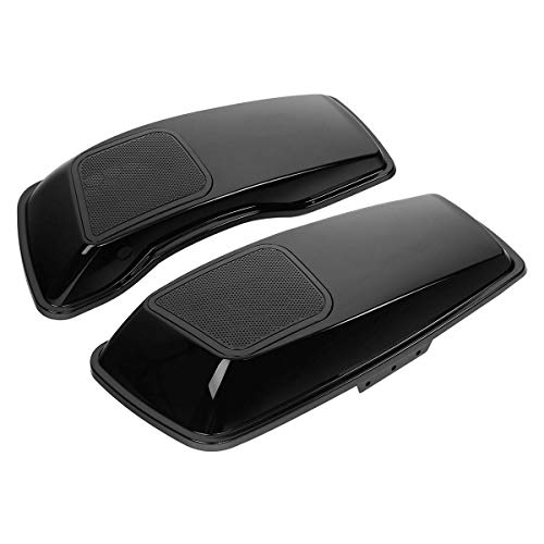 TCT-MOTOR Hard Saddlebag Lids 6x9 inches Speakers Grill Fit For Harley Touring 2014-2024 Road King Street Glide Ultra Classic - Thumbnail 7