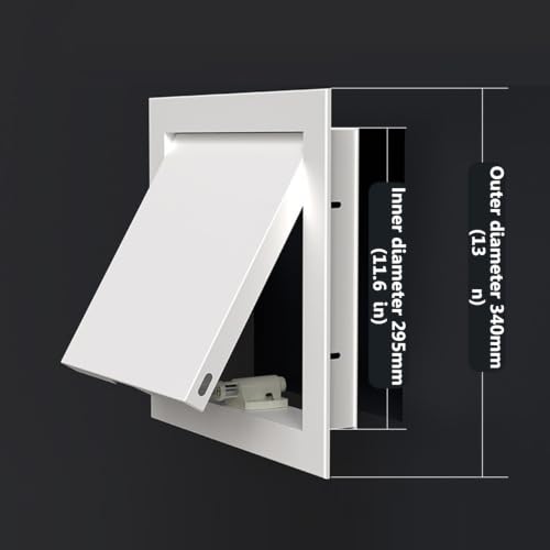 Panel de acceso para drywall oculto y cubierta de agujero en la pared 3