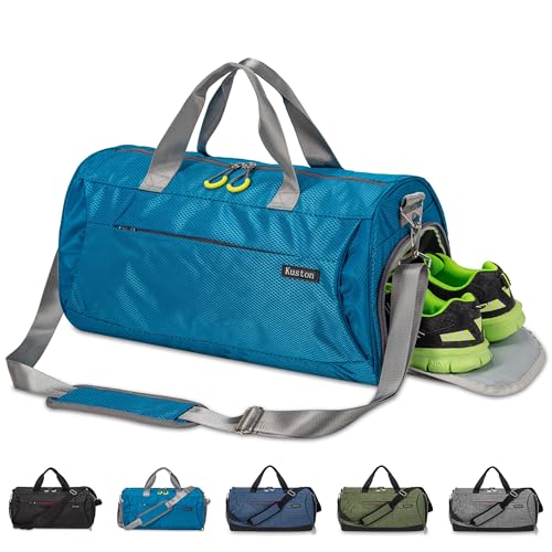 Kuston Sportieve reistas voor heren en dames, sporttassen, schoenenkasten, hengelhoezen en natte zakken, Blauw