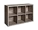 ClosetMaid 1326 Decorative 6-Cube Storage Organizer, Weathered Gray