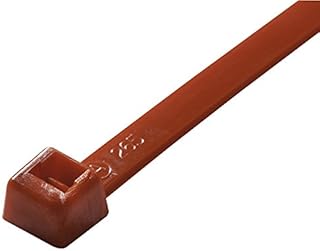 11 in. 50 lbs Cable Tie, Red - 100 per Bag