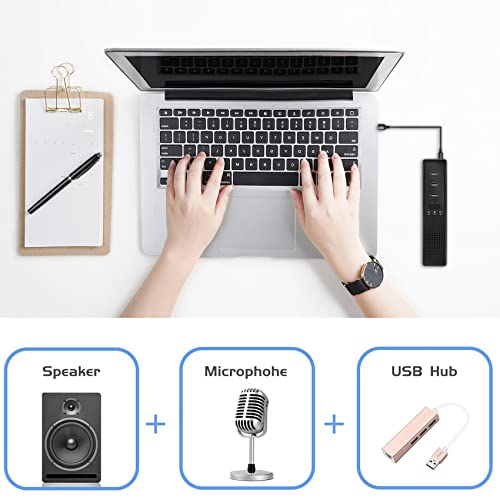 Microphone et haut-parleur de conférence USB 3 en 1 pour micro PC portable