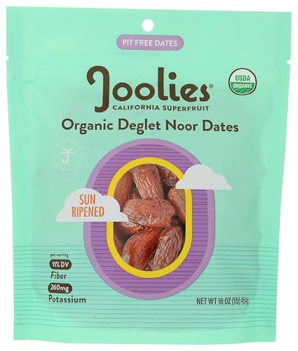 Joolies Organic Deglet Noor Dates, 16 OZ