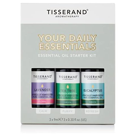 Tisserand Aromatherapy Your Daily Essentials Kit, 9 ml (Pack of 3) Cover