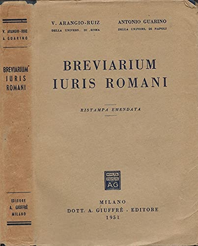  Breviarium iuris romani.