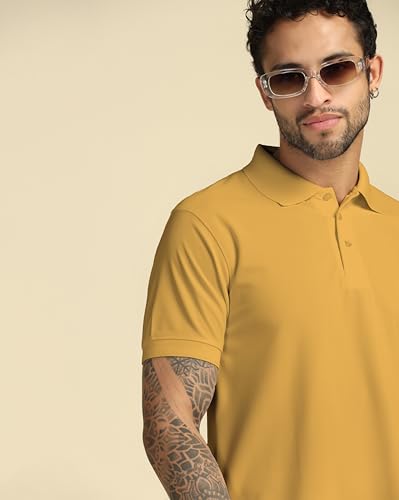 Image of VastraVibes Men's Polo Regular Fit T-Shirt
