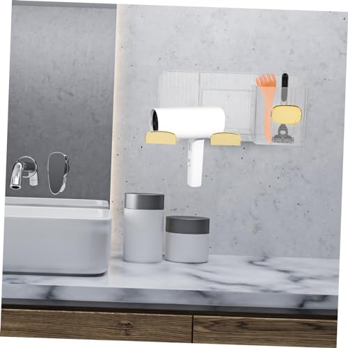 DOITOOL Suporte Para Secador De Cabelo Suporte Para Secador De Cabelo Montado Na Parede Prateleira D