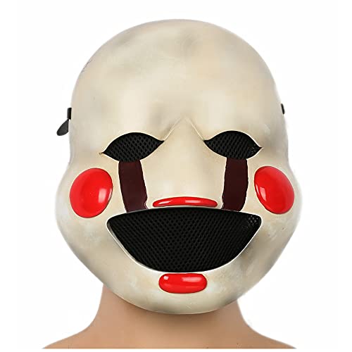 xcoser Puppet Mask Deluxe Resin Marionette Masque Adult, Fnaf, Size one size - Thumbnail 7