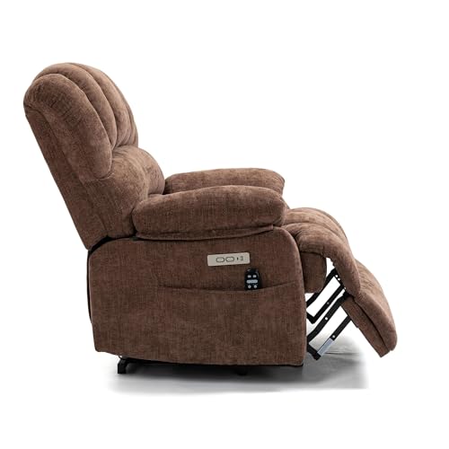 Sillón reclinable con masaje y calefacción cuero miniatura 3