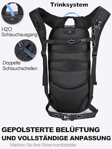 Trinkrucksack Arvano 6l für Radfahrer und Outdoor-Aktivitäten
