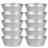 STOBOK プラモデル 塗料皿 10個 塗料混合トレイ 水彩パレット ペイント皿トレイ パレットカップ 水彩 用 絵具 混色 注ぎ口 コンパクト 携帯